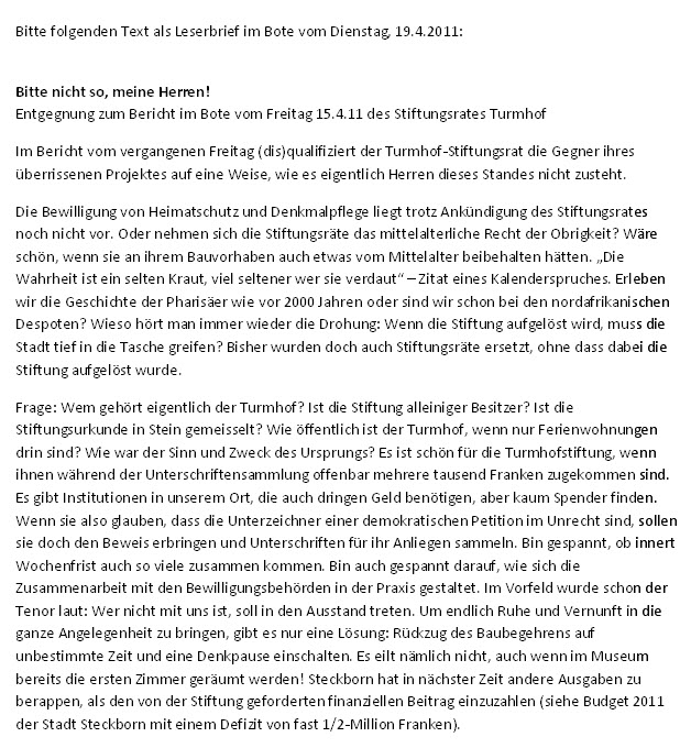 leserbrief